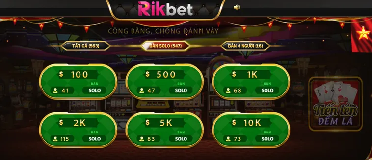 Tiến Lên Đếm Lá Tại RikBet Trải Nghiệm Game Bài Đỉnh Cao Nhất Hiện Nay