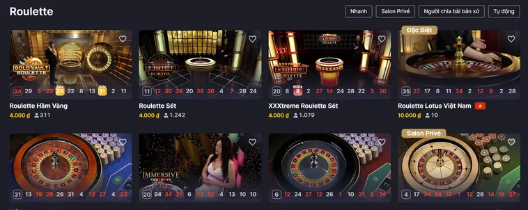 Vòng Quay Roulette Live Tại RikBet Đẳng Cấp Với Cơ Hội Nhân Thưởng Khổng Lồ