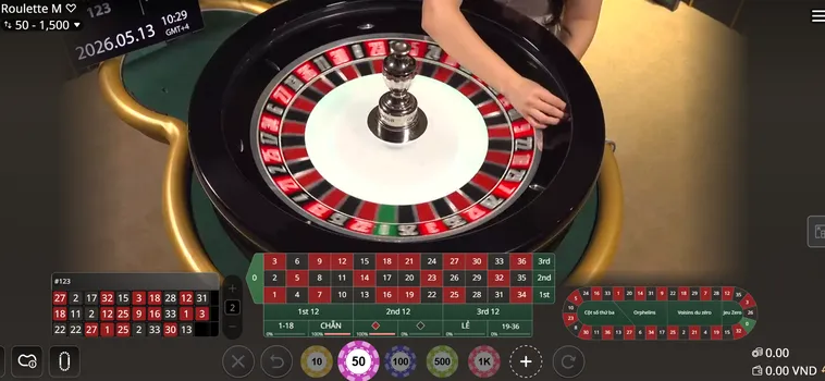 Vòng Quay Roulette Live Tại RikBet Đẳng Cấp Với Cơ Hội Nhân Thưởng Khổng Lồ
