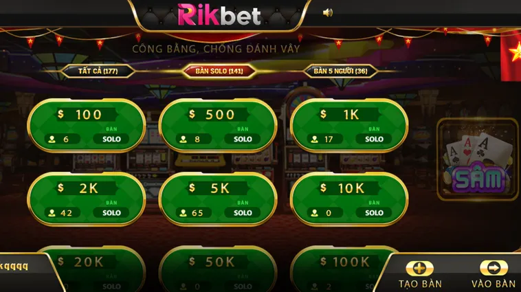 Bí Quyết Chinh Phục Sâm Lốc Tại RikBet Với Tỷ Lệ Thắng Khủng Nhất